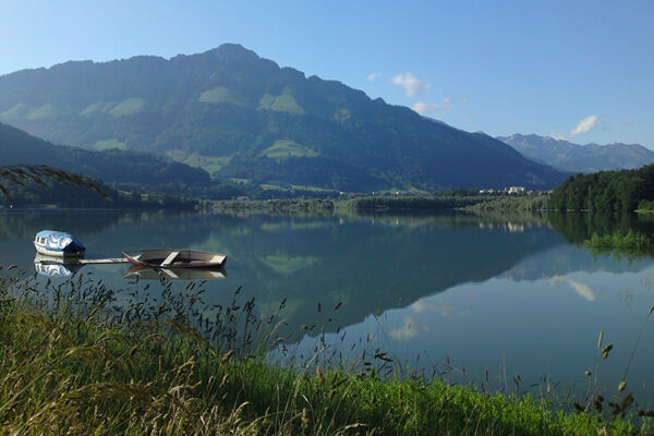 Chemin primé au Lac de La Gruyère