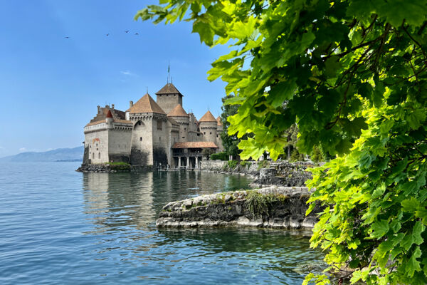 Über die Höhen zum Schloss Chillon
