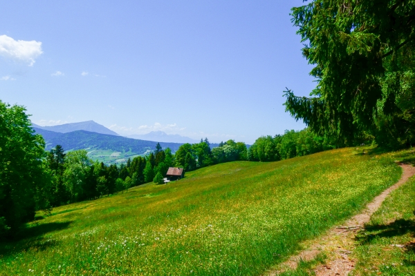 Auf dem Panoramaweg Ägerital