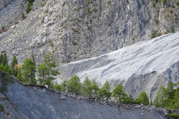 Dégâts dus aux intempéries dans le Val S-charl