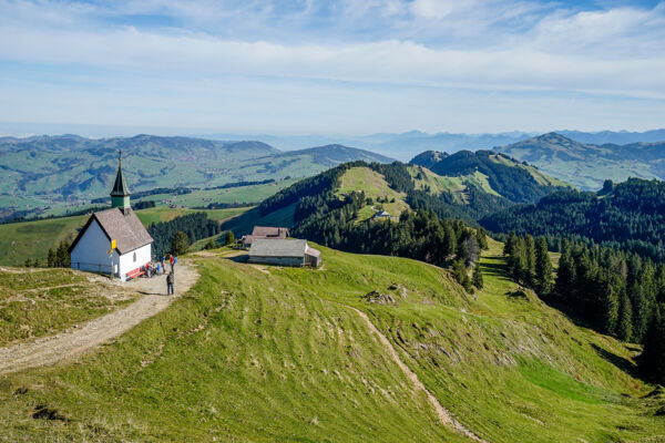 Du Kronberg à Weissbad, les yeux sur le Säntis