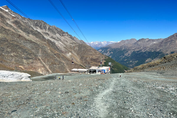 Cabane Britannia et Petit Allalin