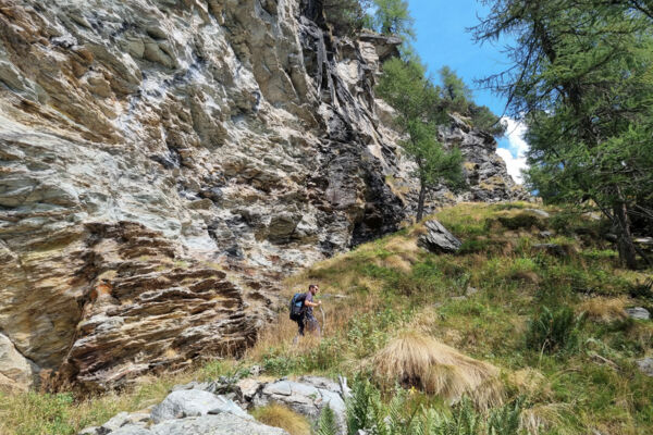 Per l’alpe Grum sul passo del Bernina