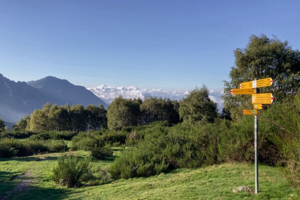 Roches moutonnées dans le sud du Tessin