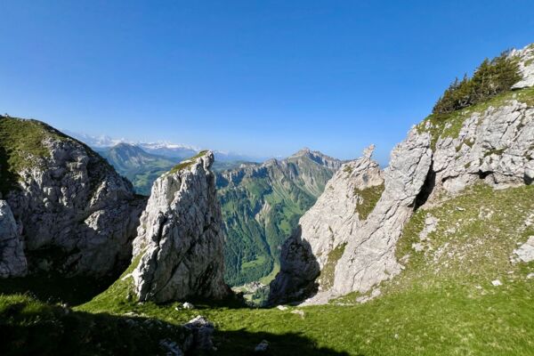 Sur la crête de la Schratteflue