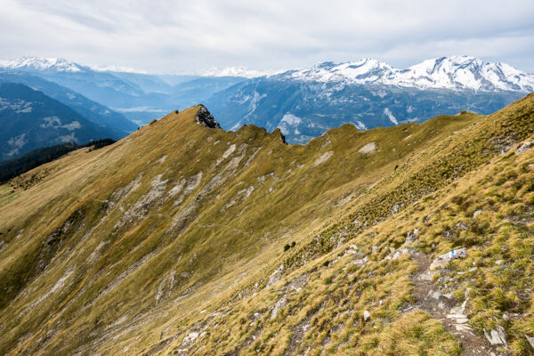 Au-dessus des toits de Coire