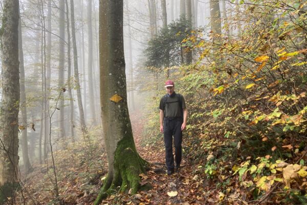 Bei mystischer Stimmung über die Homberglücke