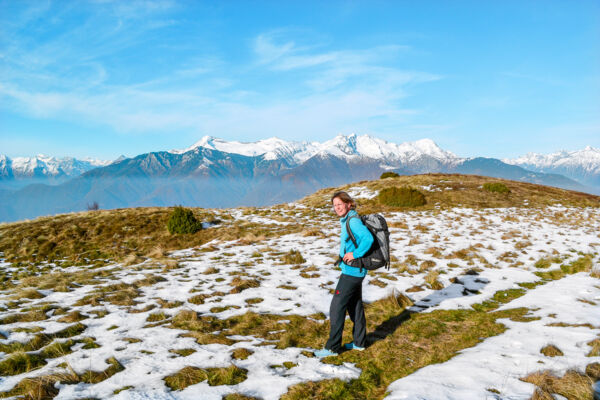 Sulla Cima di Medeglia nel Monte Ceneri