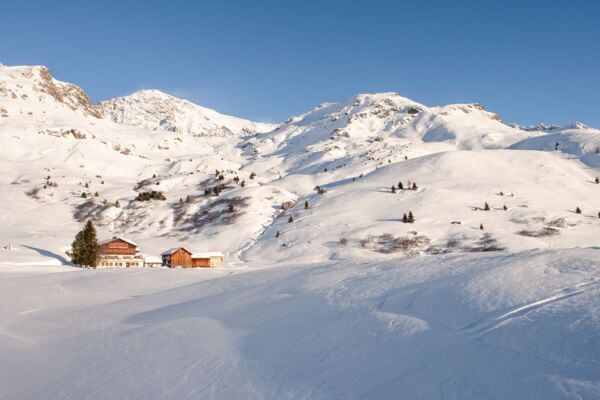 Schneeschuhrunde von Sur über die Alp Flix