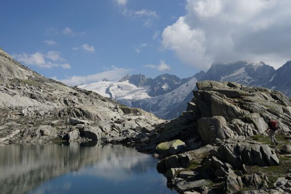 Le glacier du Rhône par le Nägelisgrätli