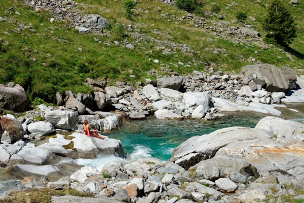 Pont primé dans le Val Sumvitg