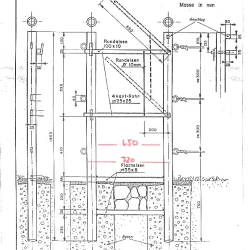 Barriera pieghevole in fogli standard