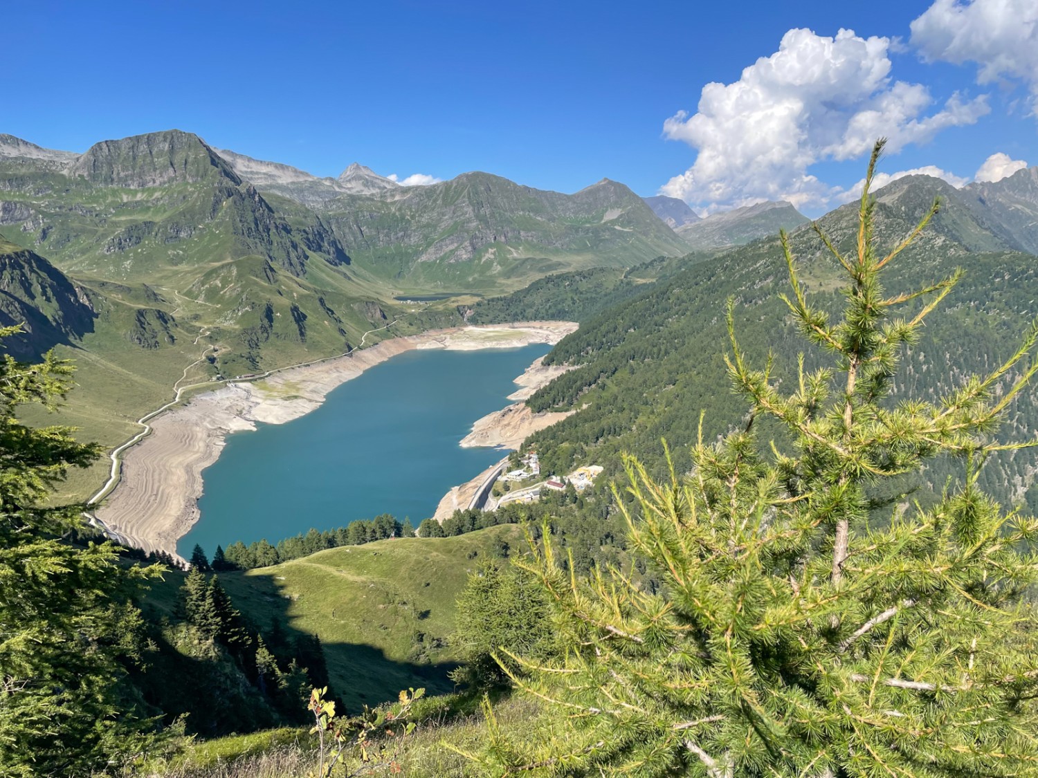 Der Blick auf den Lago Ritóm. Bild: Rémy Kappeler