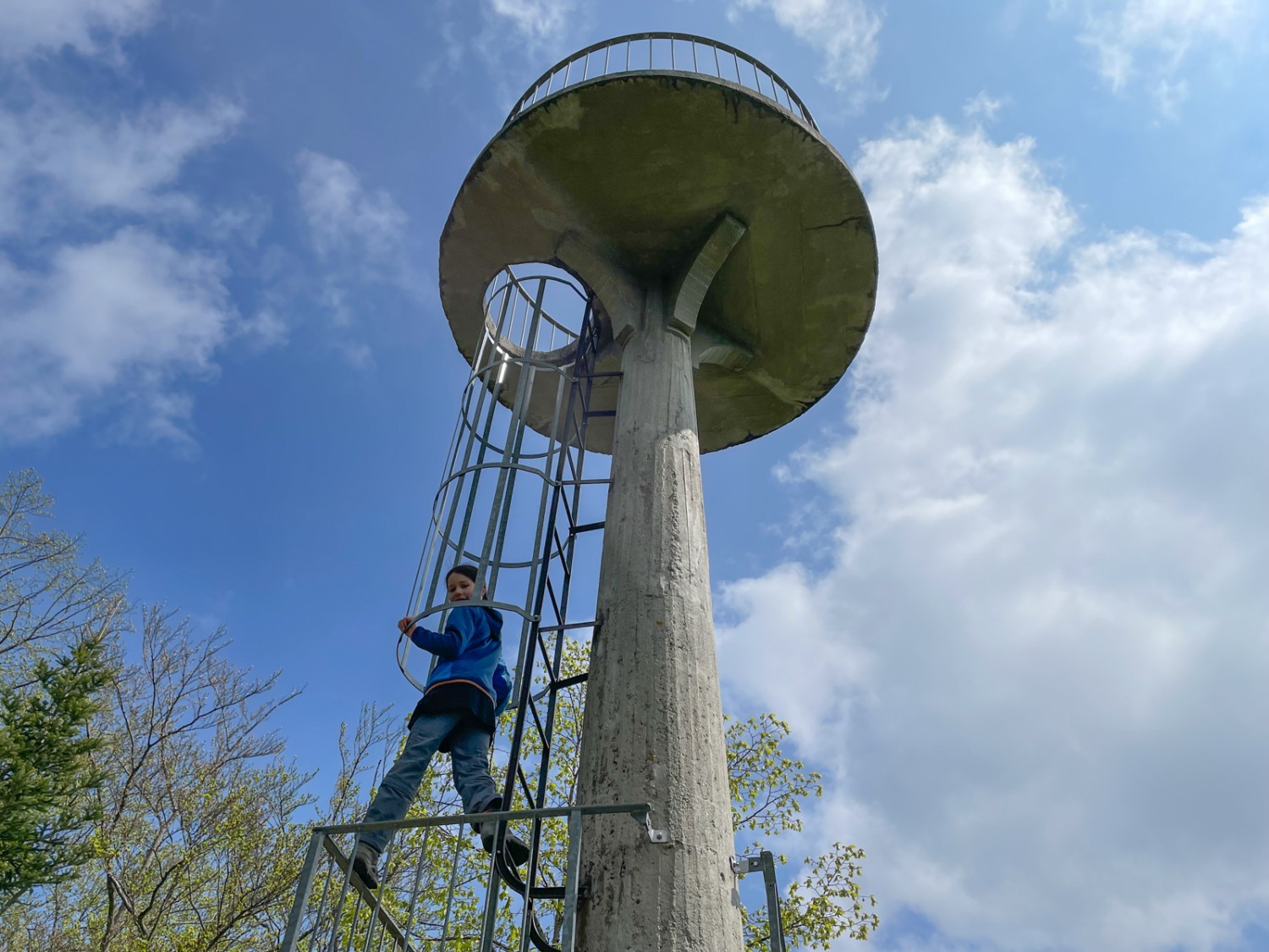 Le Remelturm, ou tour de Remel, un poste d’observation durant la Première Guerre mondiale. Photo: Rémy Kappeler