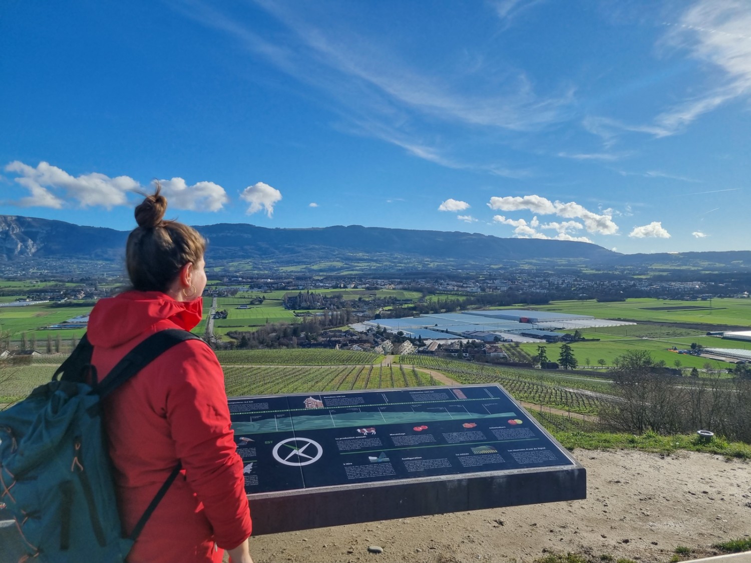 Le signal offre un magnifique panorama. Photo: Nathalie Stöckli