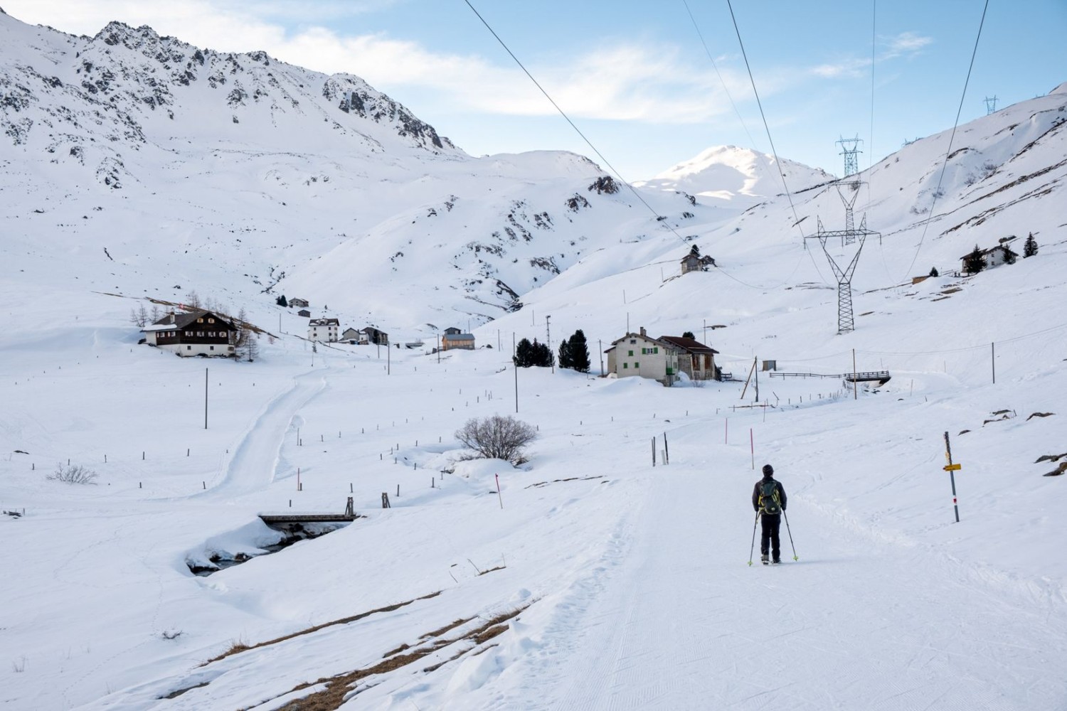 Auf verschneiten Römerwegen zum Septimerpass