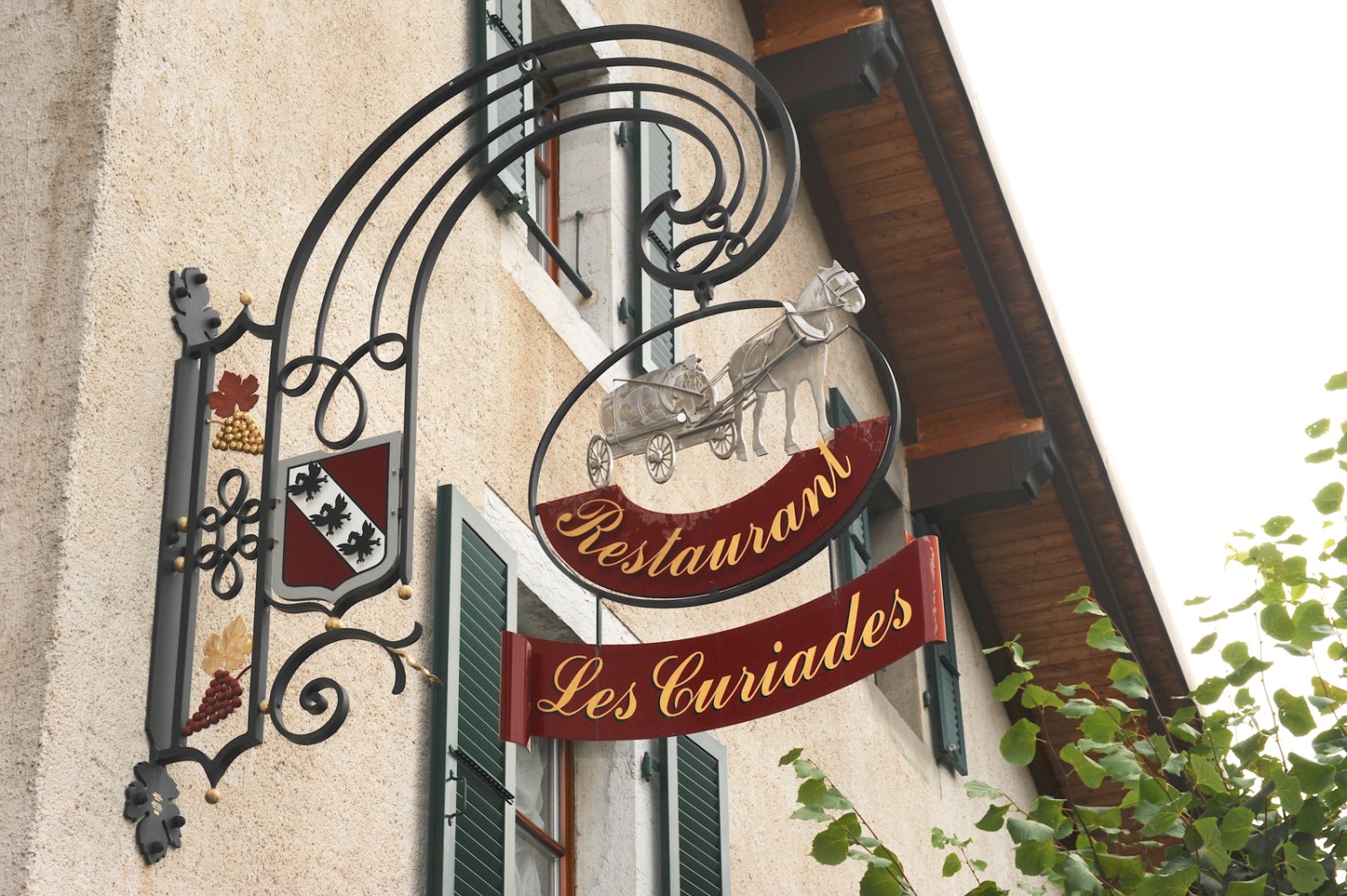 Das «Les Curiades» ist eine gute Adresse nahe Genf mit saisonaler Küche. Bild: Martin Weiss
