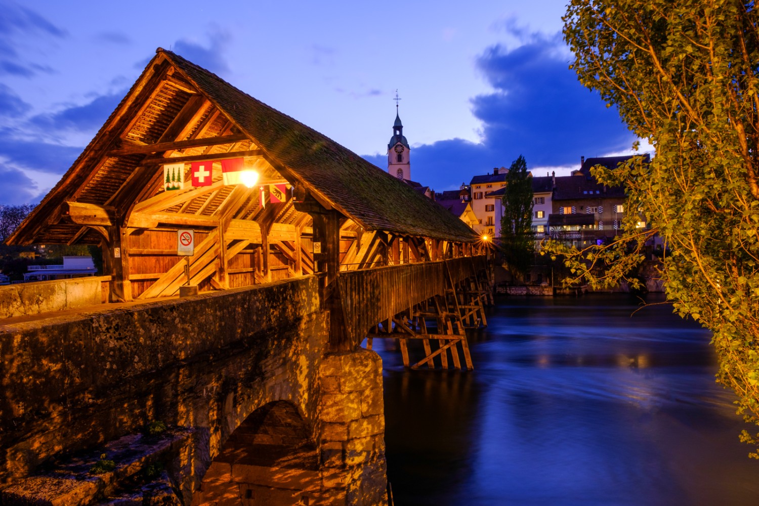 La randonnée débute et se termine au pont Alte Brücke d’Olten. Photo: Iris Kürschner