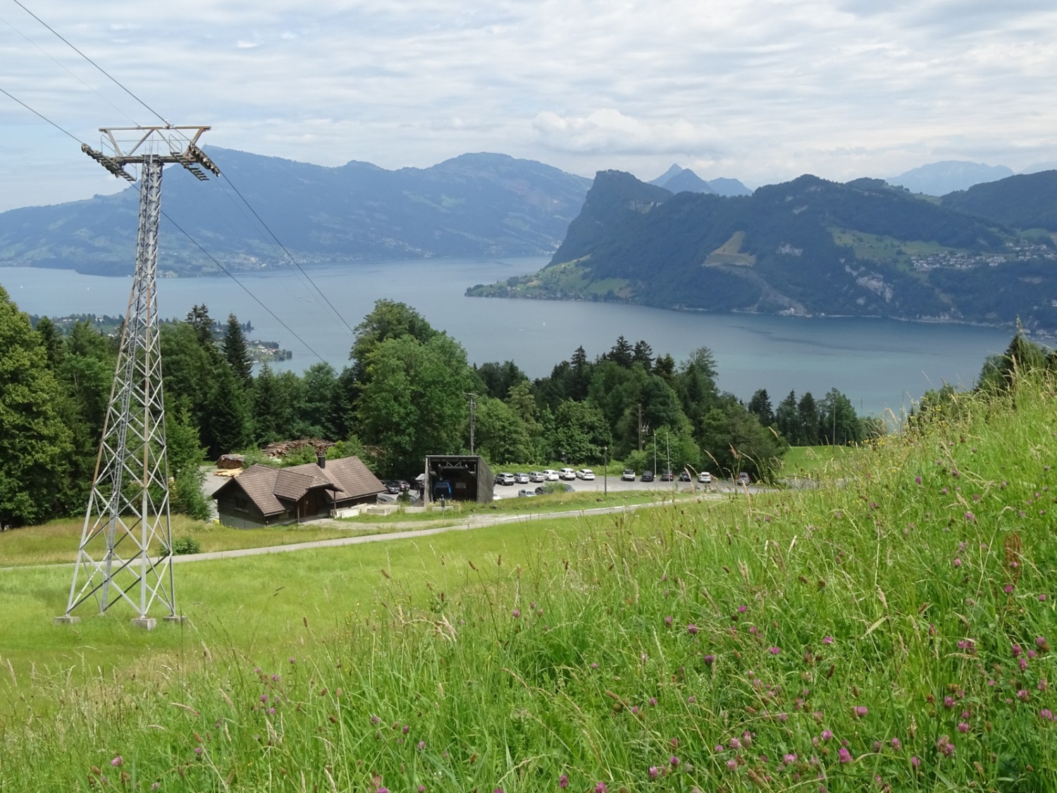 Die Seilbahn Brunni–Alpgschwänd. Bild: Daniela Rommel