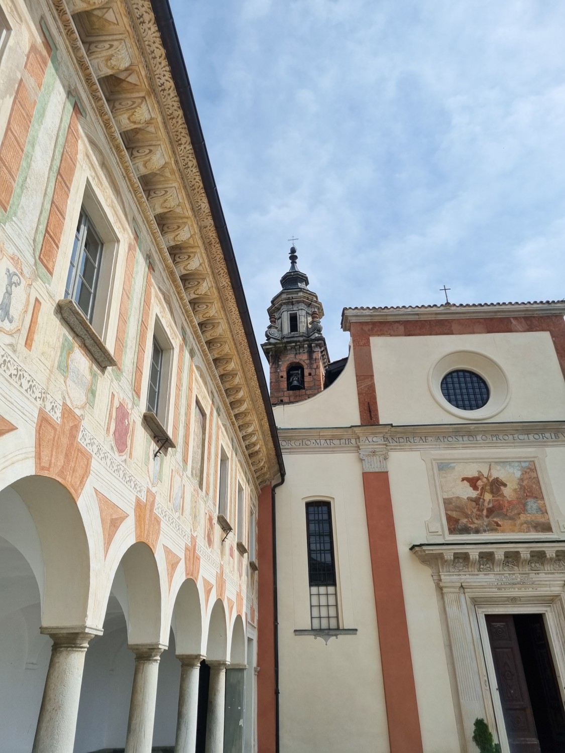 Die Kirche San Giorgio am Dorfeingang von Carona. Bild: Nathalie Stöckli