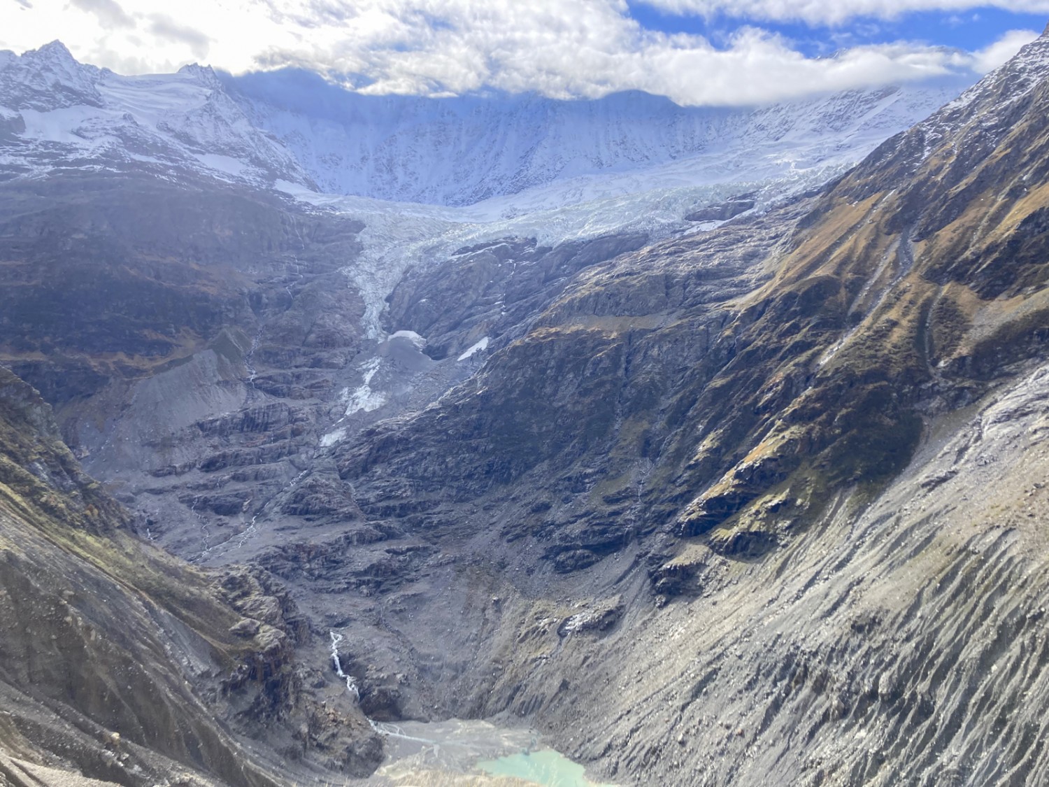 Zur Loge über dem Unteren Grindelwaldgletscher