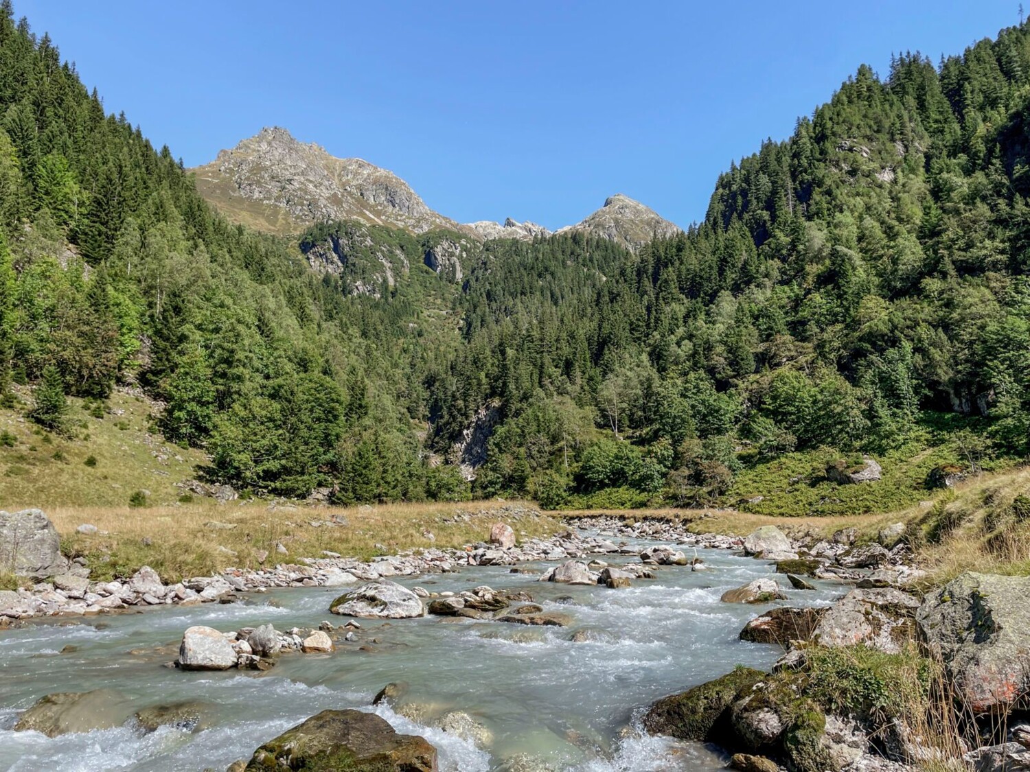 La Steiwasser au début de la randonnée