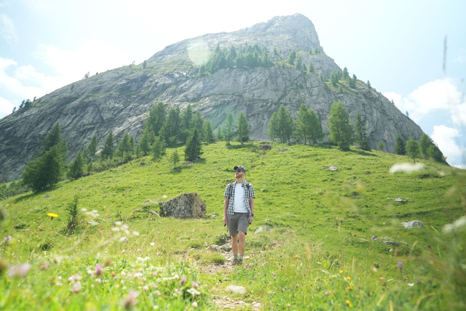 Dans la zone d’alpage de Chüetungel, vers la fin de la randonnée.