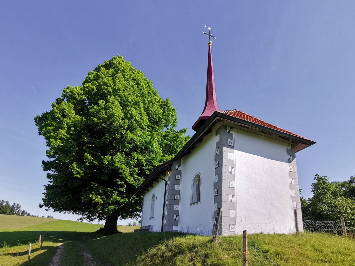La chapelle St. Katharina est l’endroit le plus haut de la randonnée.