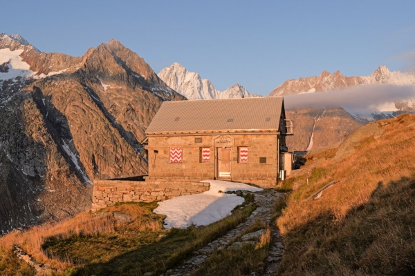 Deux jours dans le décor du glacier de l’Unteraar