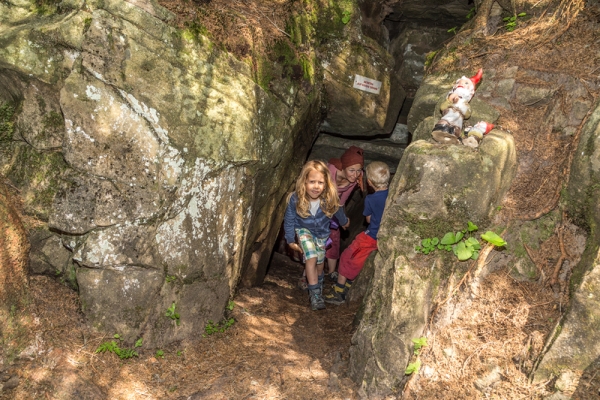 La grotte enchantée du Parc du Gantrisch BE