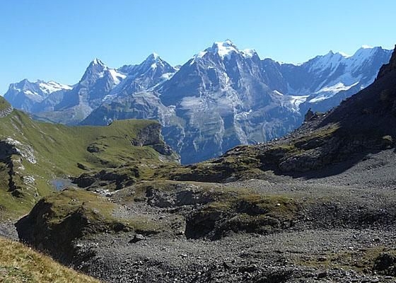 Von der Griesalp über die Gspaltenhornhütte nach Mürren