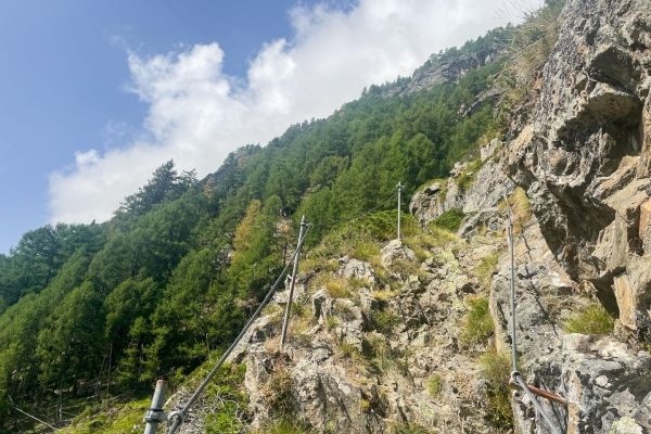 Point de vue au-dessus du Mattertal