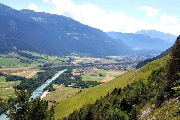 Panoramarunde mit Stadtsicht
