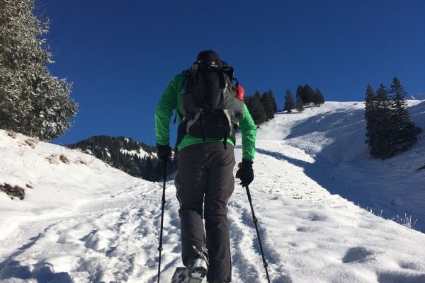 Einlauftour Schneeschuhwandern