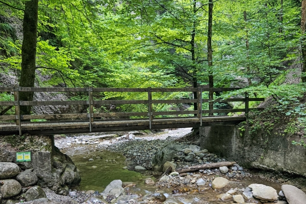 La fraîcheur des gorges de Choleren