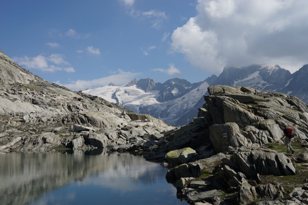 Le glacier du Rhône par le Nägelisgrätli