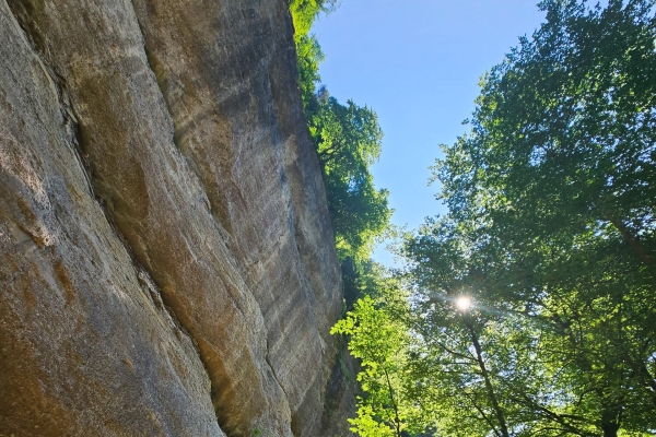 Durch die kühle Cholereschlucht
