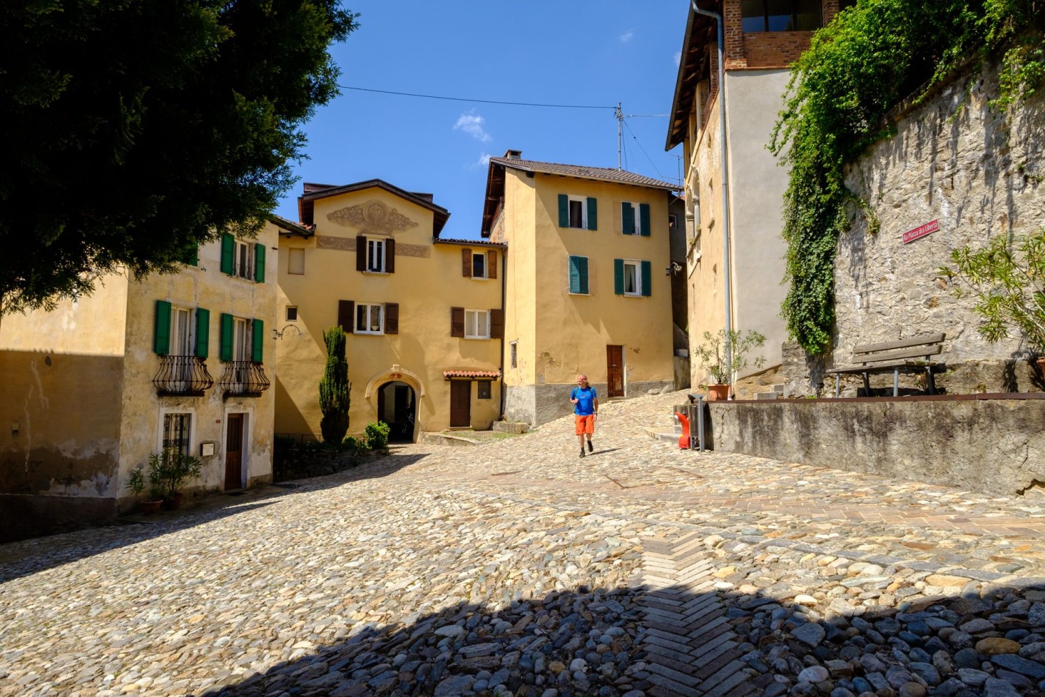 La place du village d’Aranno