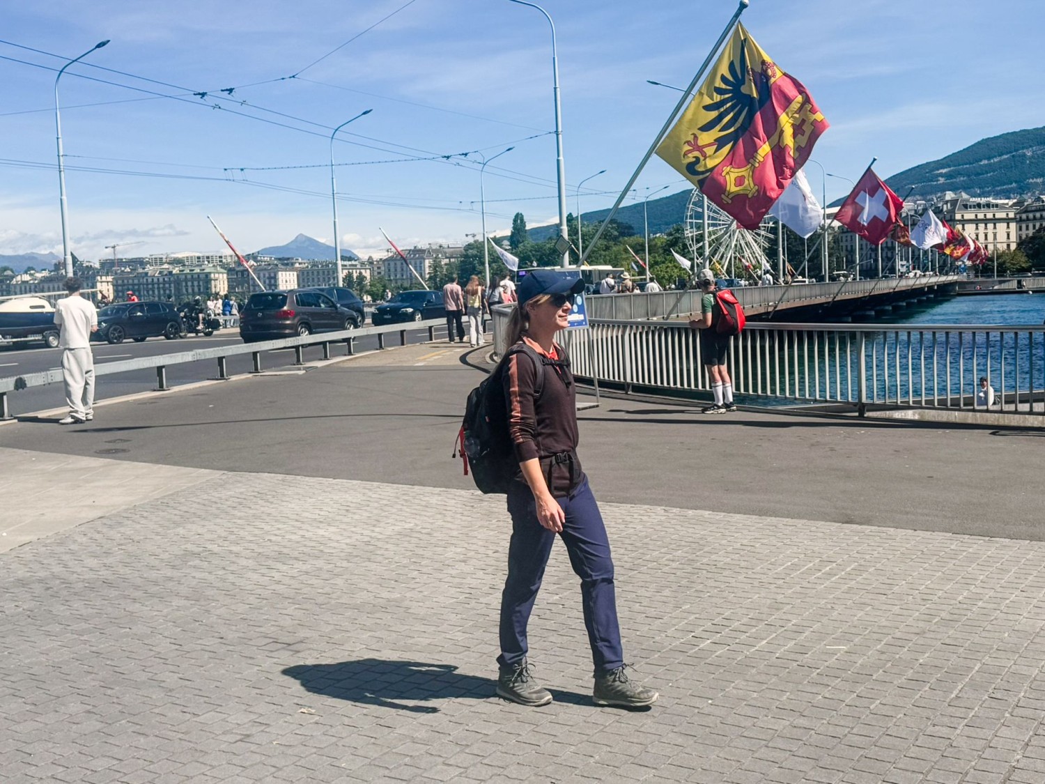 Und dann findet man sich mitten in der Stadt Genf wieder.