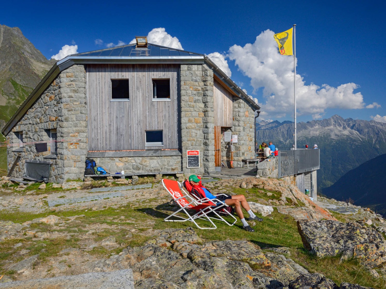 On peut admirer tout le Meiental depuis la Sewenhütte. Photo: natur-welten.ch