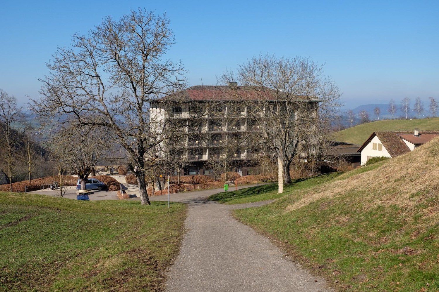 Hotel Bad Ramsach: bereits im  16. Jahrhundert wurde hier im mineralischen 34 Grad warmen Wasser gebadet.