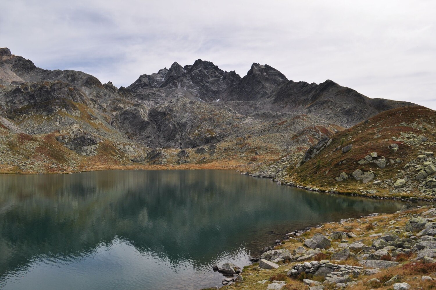 Arrivée au lac supérieur de Suretta