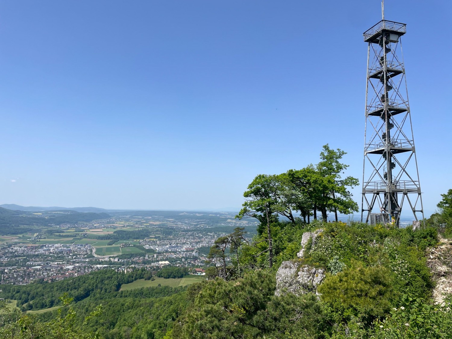 La Gempenturm n’est accessible qu’avec une pièce de 1 franc.