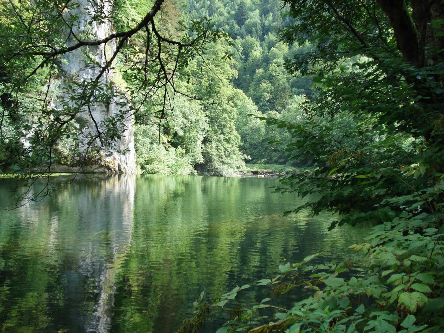 Lauschige Bucht nahe Chervillers.