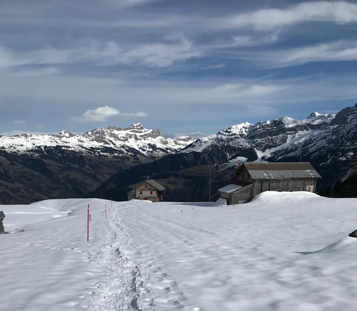 Abendschneeeschuhtour auf dem Brüsti mit feinem Fondue