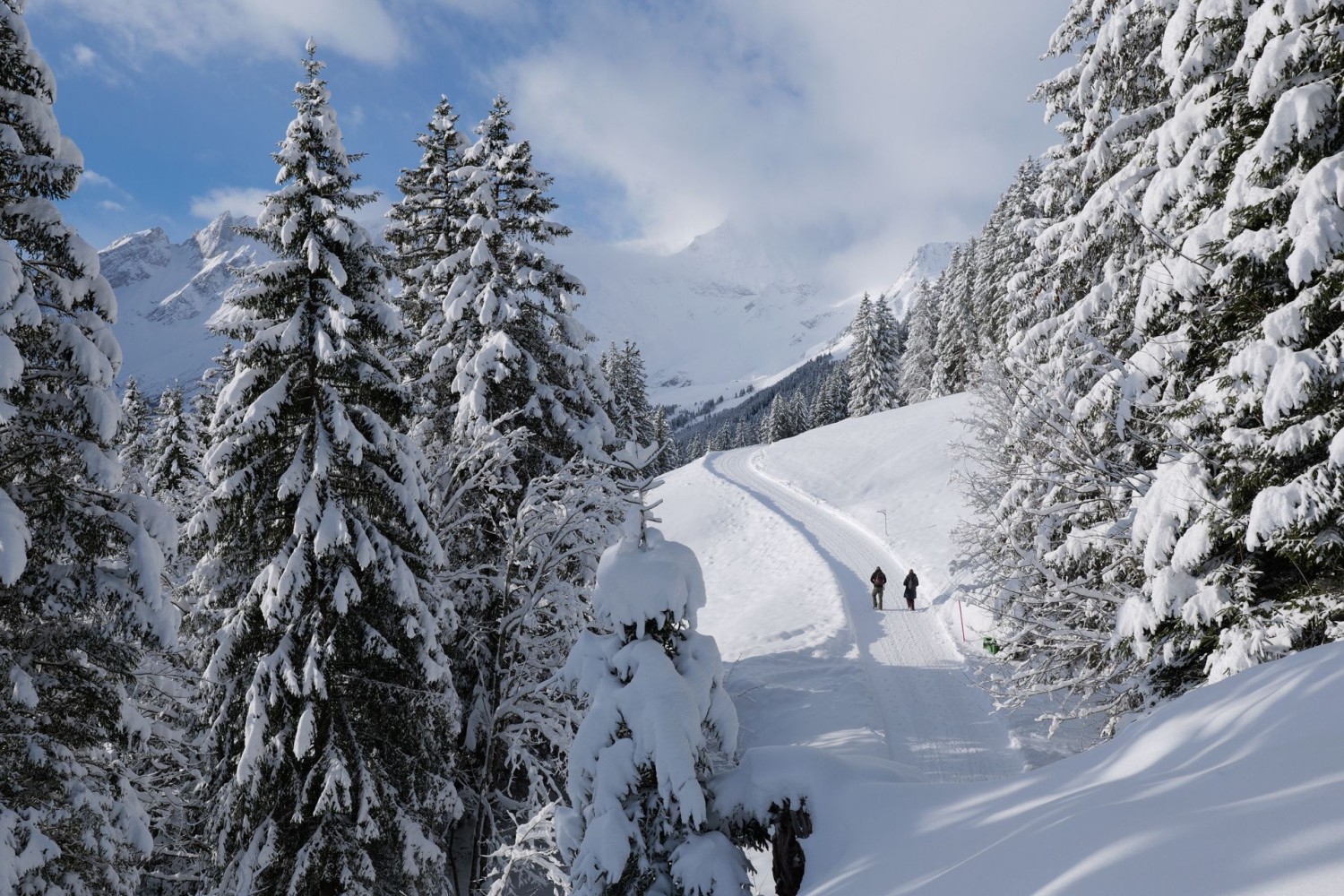 Juste après le départ à Ämpächli
