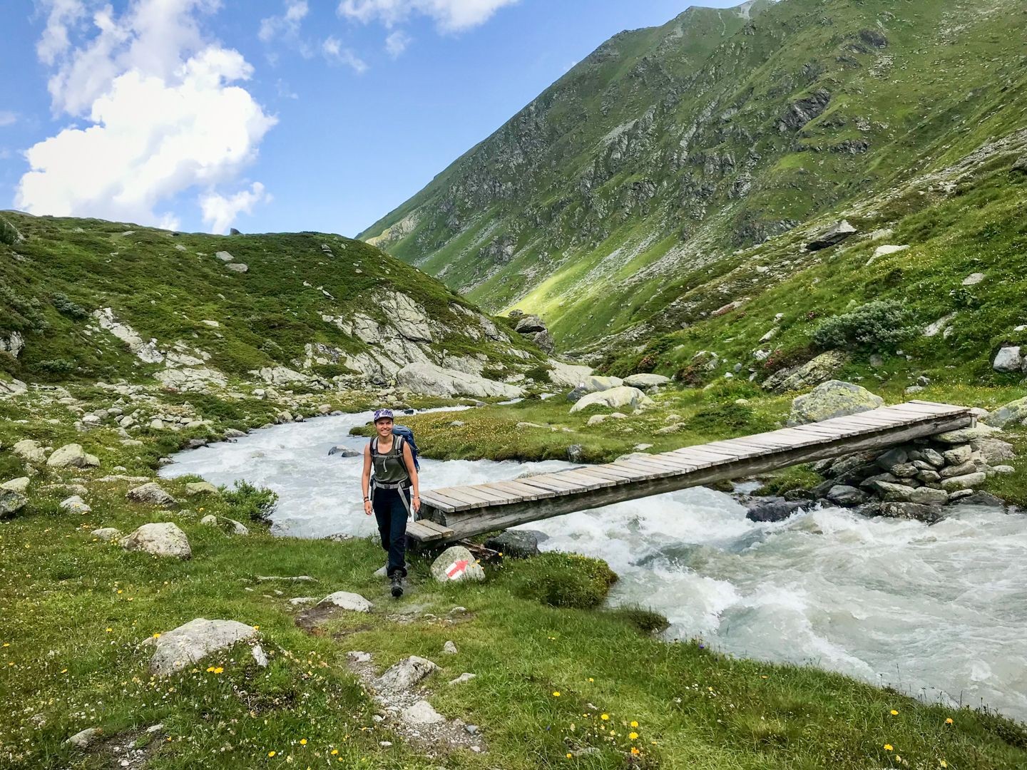 Durch die Moränenlandschaft im Vallon de Valsorey