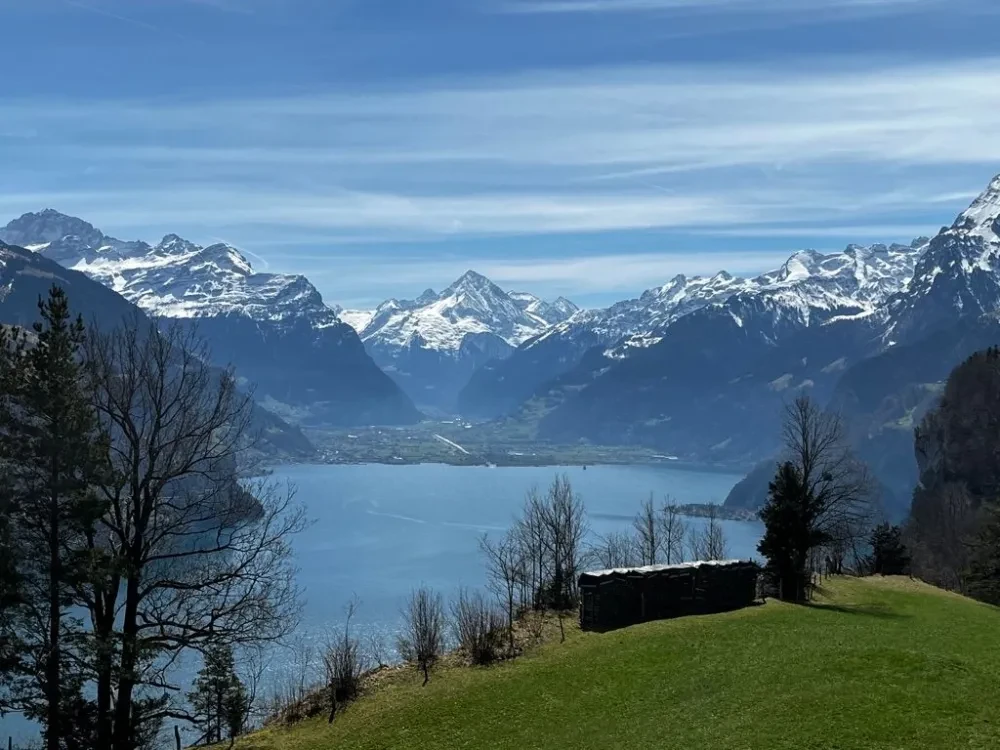 Blick von Seelisberg auf den Urnersee